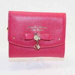Samantha Thavasa Petit Choice Pink Wallet | Bow & Charm Detail | Japan Style